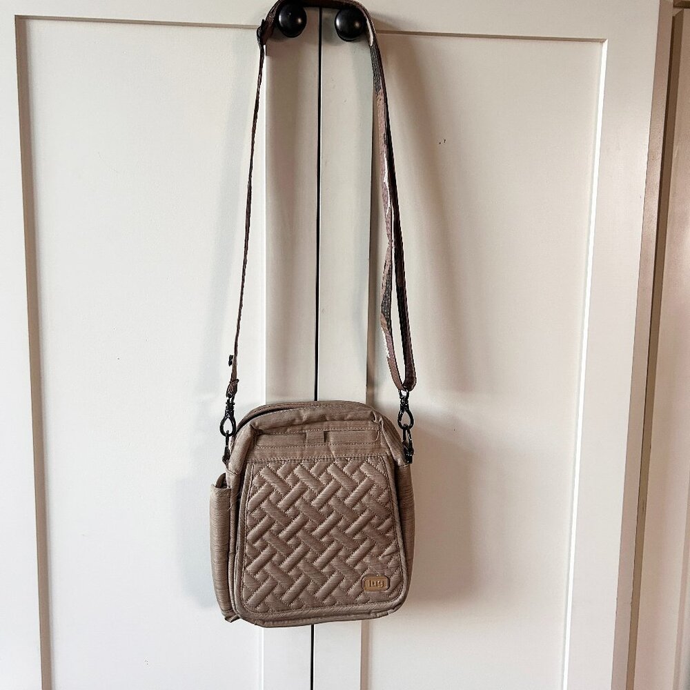 Lug Flapper SE Convertible Crossbody Tan Bag - Picture 6 of 16